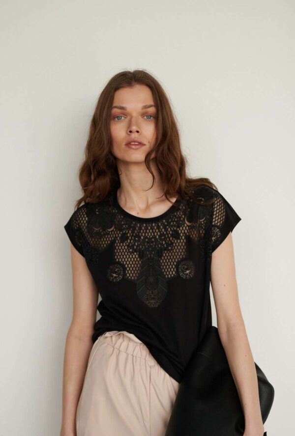 Sexy Black Blouse