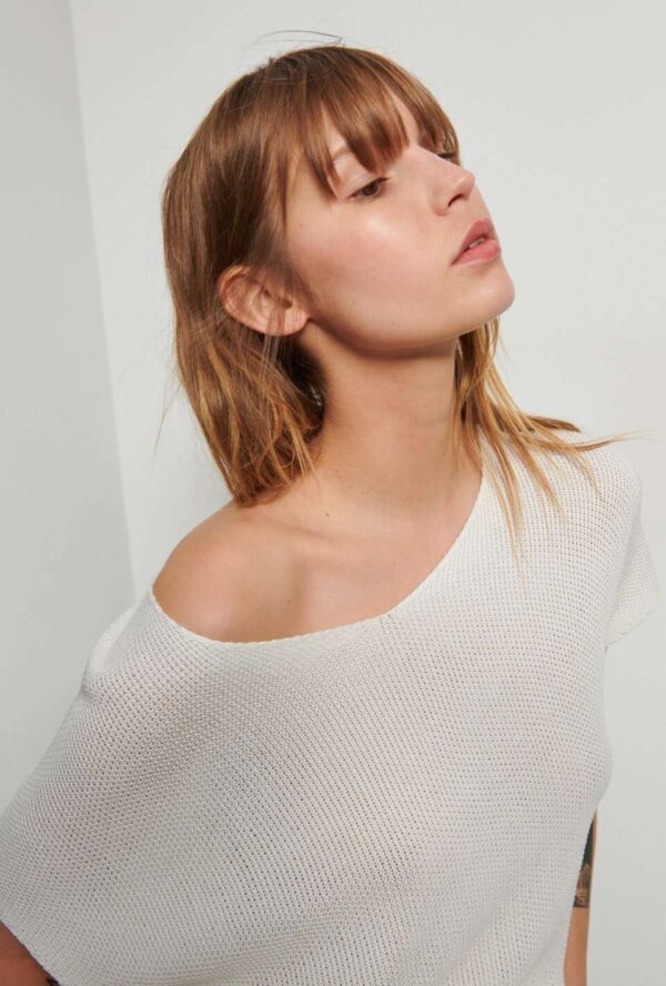 Short Sleeve Knit T-Shirt