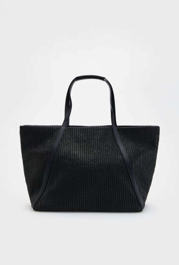 Large Wicker Shoulder Bag - Image 2
